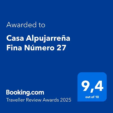Casa Alpujarrena Fina Numero 27 Holiday home *